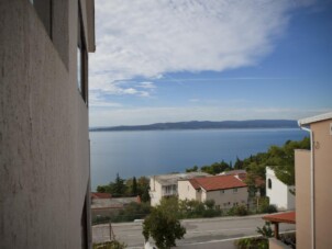 Lägenhet med två sovrum med terrass och havsutsikt Baška Voda