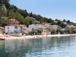 Lägenheter vid havet Drašnice