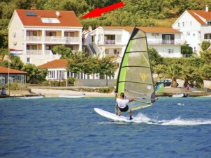 Lägenhet med två sovrum nära stranden Kučište - Perna