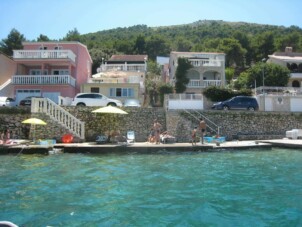 Lägenhet med ett sovrum nära stranden Šparadići