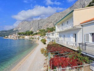 Lägenhet med två sovrum nära stranden Drašnice