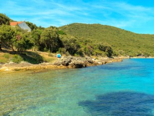 Lägenhet med tre sovrum nära stranden Tri Žala