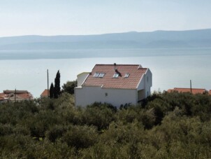 Lägenhet med två sovrum med terrass och havsutsikt Duće