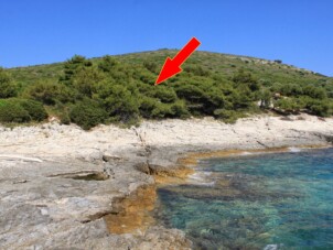 Hus med ett sovrum nära stranden Cove Ripišće