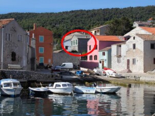 Lägenhet med ett sovrum med terrass och havsutsikt Veli Lošinj