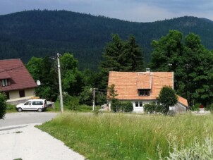 Hus med ett sovrum med terrass Brestova Draga