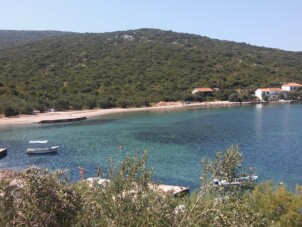 Lägenhet med ett sovrum nära stranden Luka Dubrava