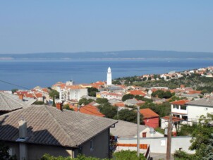 Lägenhet med två sovrum med terrass och havsutsikt Novi Vinodolski (A-5587-a)