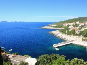 Lägenhet med tre sovrum med terrass och havsutsikt Zavalatica